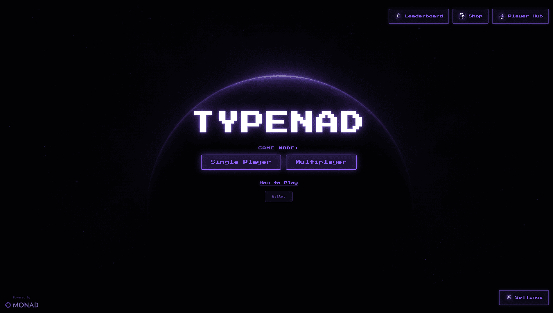 TypeNad - Competitive On-Chain Typing Arena
